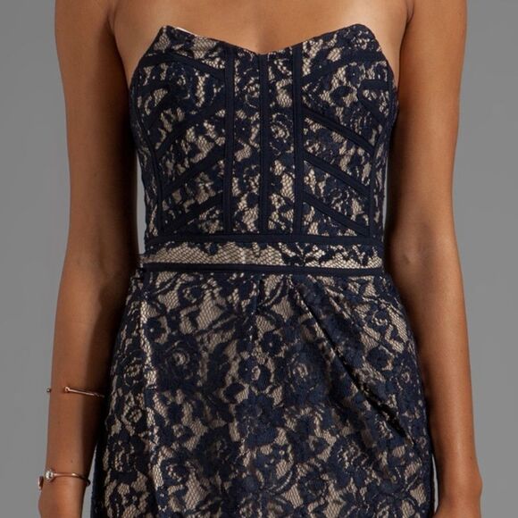 Finders Keepers Navy Lace Somerset Dress NWT New with Tag Size Medium - Picture 11 of 12